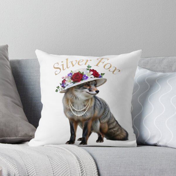Item preview, Silver Fox With Pearls designed and sold by The She Shed.