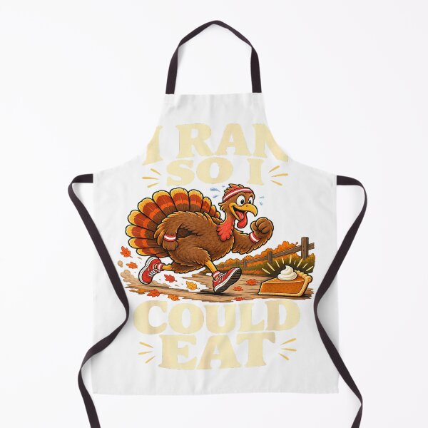 Item preview, I Ran So I Could Eat Thanksgiving Trot Turkey Running T-Shirt designed and sold by darknessman666.