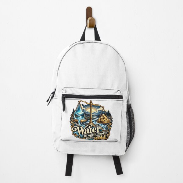 Item preview, Water is worth more than gold — Water & Life designed and sold by DesignArtEmpire.