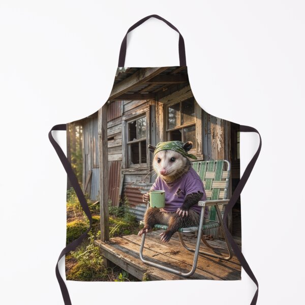 Item preview, Possum Has a Cup of Country Coffee designed and sold by Tridentulus.