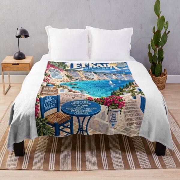 Item preview, Lefkada Greece Ionian Sea Porto Katsiki Egremni and Kathisma Beaches designed and sold by Aryabek.