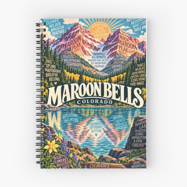 Item preview, Maroon Bells, Colorado, Montañas Aspen, Lago Maroon y Cordillera Elk. designed and sold by Aryabek.