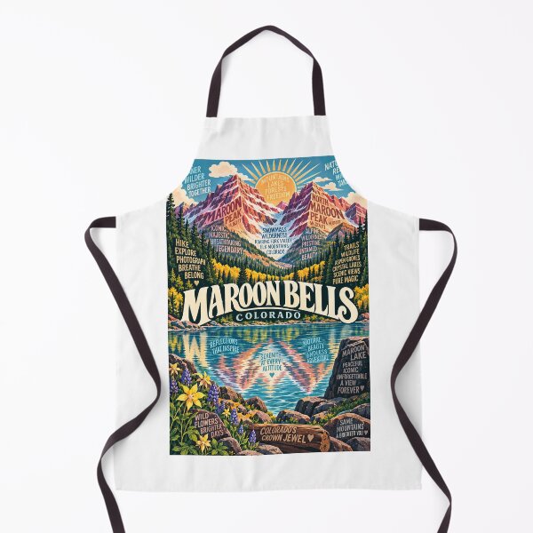 Item preview, Maroon Bells Colorado Aspen Mountains Maroon Lake and Elk Range designed and sold by Aryabek.