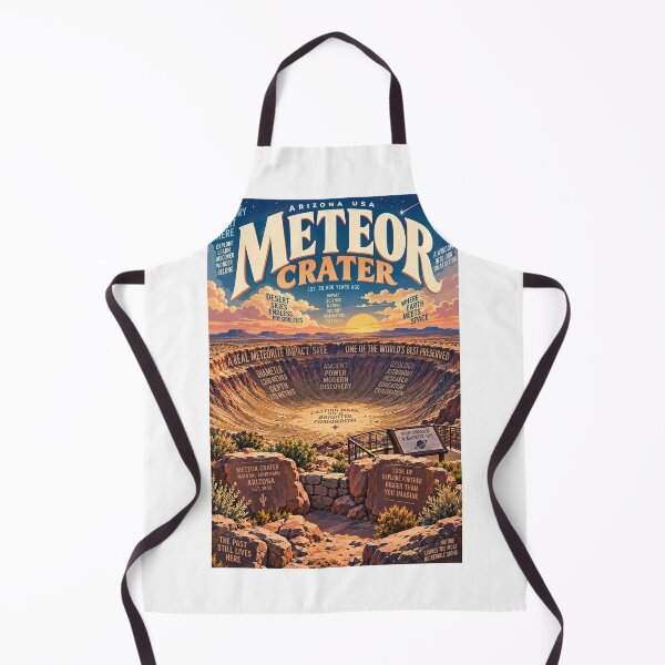 Item preview, Meteor Crater Arizona Barringer Crater Desert Landmark near Winslow designed and sold by Aryabek.