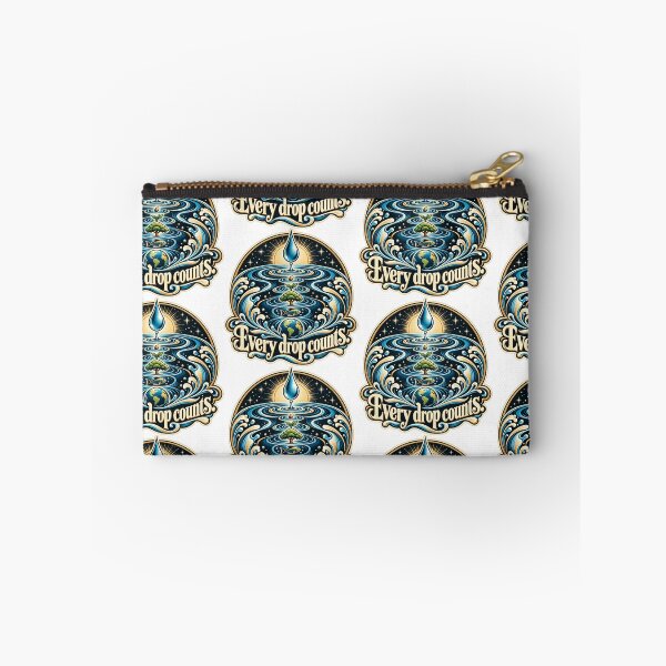Item preview, Every drop counts — Water & Life designed and sold by DesignArtEmpire.