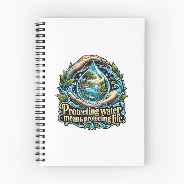 Item preview, Protecting water means protecting life — Water & Life designed and sold by DesignArtEmpire.