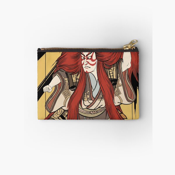 Item preview, Red Haired Kabuki Renjishi Lion Dancer designed and sold by TokyoUkiyoHouse.