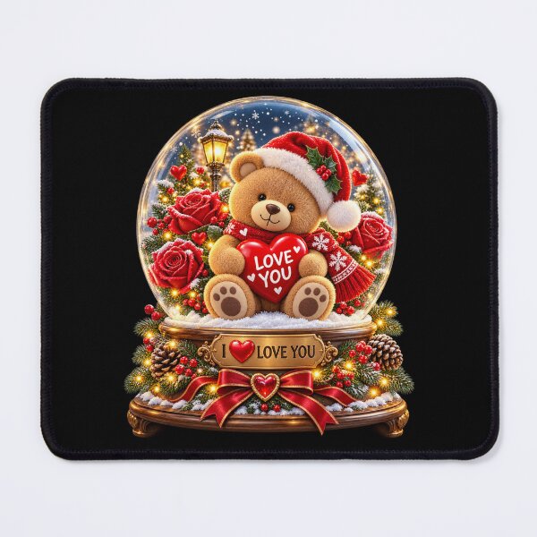 Item preview, I ❤️ LOVE YOU — CHRISTMAS TEDDY BEAR designed and sold by signshirtz.