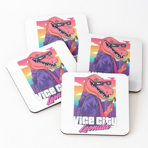 Item preview, Vice City Leonida Alligator Retro Neon Aesthetic designed and sold by Ansitalo.