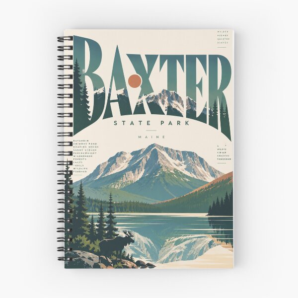 Item preview, Baxter State Park Maine Mount Katahdin Wilderness designed and sold by Aryabek.