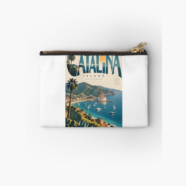 Item preview, Catalina Island California Avalon Harbor Coastal Panorama designed and sold by Aryabek.