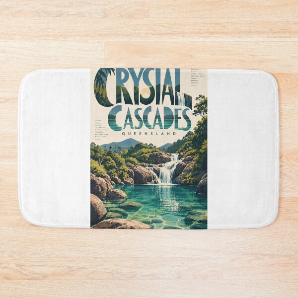 Item preview, Crystal Cascades Queensland Tropical Waterfalls and Rainforest Pools designed and sold by Aryabek.