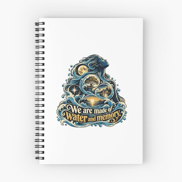 Item preview, We are made of water and memory — Water & Life designed and sold by DesignArtEmpire.