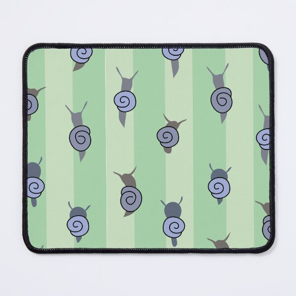Item preview, Blue snail striped pattern designed and sold by fluffyfamcraft.