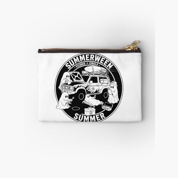 Item preview, Summerween Ghost Mechanics Fixing 4x4 Offroad SUV BLACK & WHITE CLASSIC T-SHIRT designed and sold by inkfluenceart.