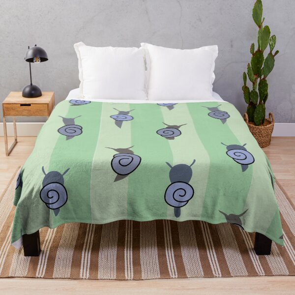 Aperçu de l'œuvre Motif rayé d'escargot bleu créée et vendue par fluffyfamcraft.