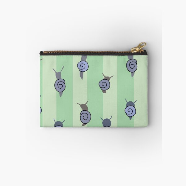Item preview, Blue snail striped pattern designed and sold by fluffyfamcraft.