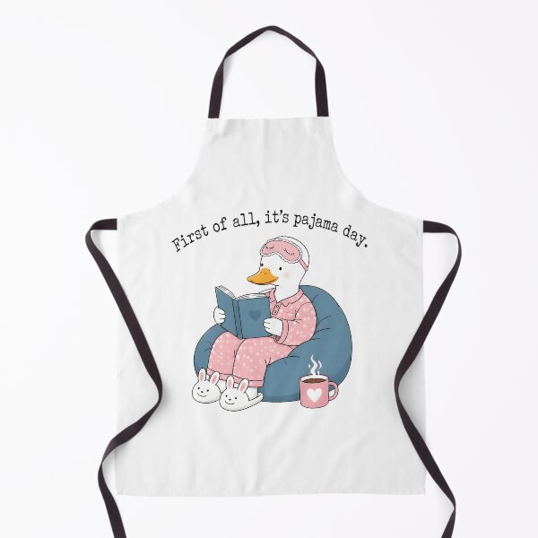Item preview, pajama day duck coffee book lover designed and sold by hugoinkcoast.