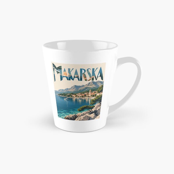 Item preview, Makarska Croatia Adriatic Waterfront Beneath Biokovo designed and sold by Aryabek.