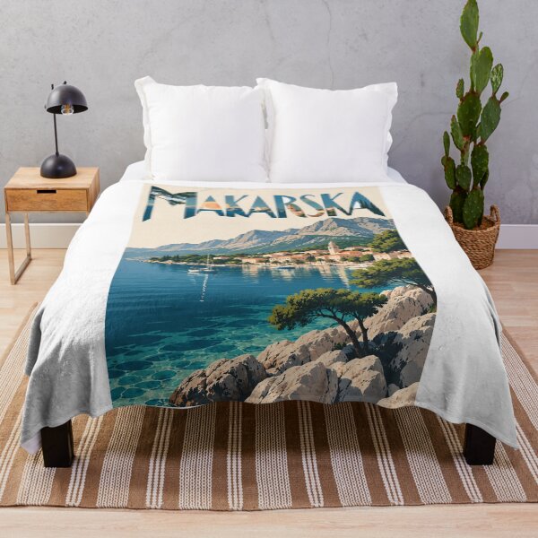 Item preview, Makarska Croacia Costa Adriática debajo de Biokovo designed and sold by Aryabek.