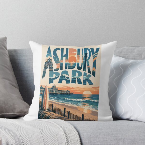 Item preview, Asbury Park New Jersey Boardwalk Pier and Atlantic Sunset designed and sold by Aryabek.