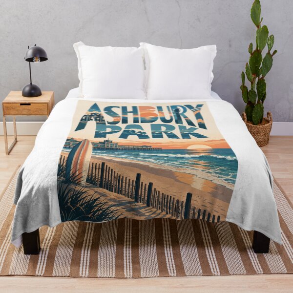Item preview, Asbury Park New Jersey Boardwalk Pier and Atlantic Sunset designed and sold by Aryabek.