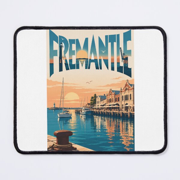 Item preview, Fremantle Western Australia Historic Harbour at Sunset designed and sold by Aryabek.