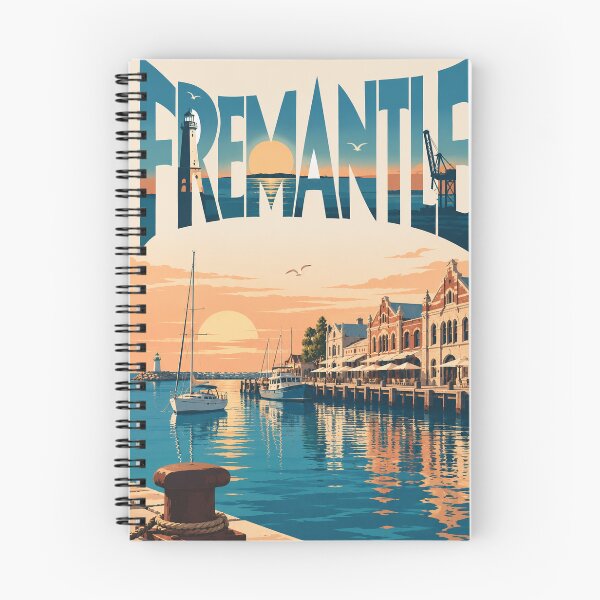 Item preview, Fremantle Western Australia Historic Harbour at Sunset designed and sold by Aryabek.