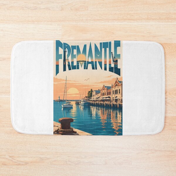 Item preview, Fremantle Western Australia Historic Harbour at Sunset designed and sold by Aryabek.