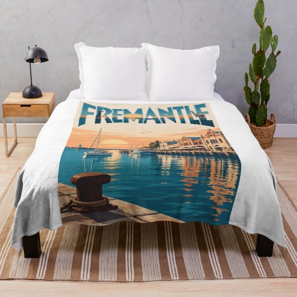 Item preview, Fremantle Western Australia Historic Harbour at Sunset designed and sold by Aryabek.
