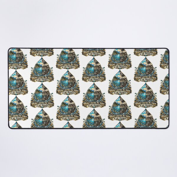Item preview, Water carries the trace of our mistakes — Water & Life designed and sold by DesignArtEmpire.