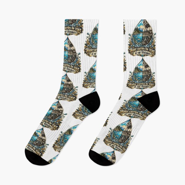 Item preview, Water carries the trace of our mistakes — Water & Life designed and sold by DesignArtEmpire.
