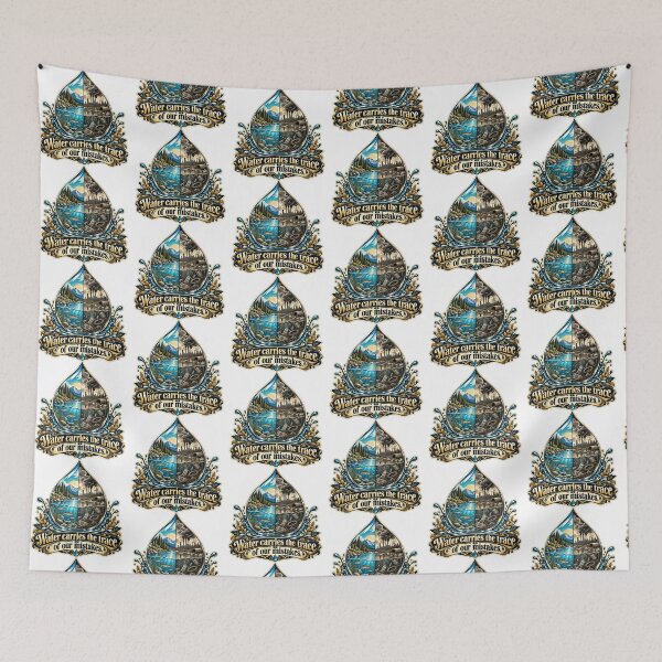 Item preview, Water carries the trace of our mistakes — Water & Life designed and sold by DesignArtEmpire.