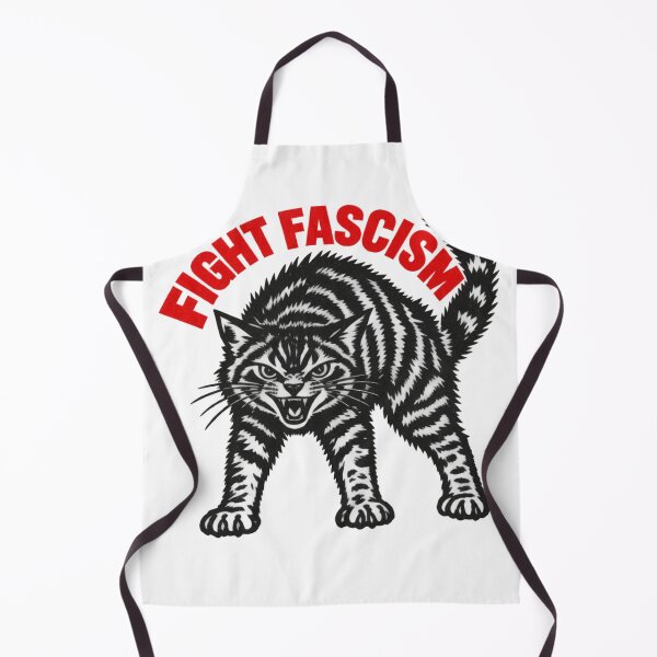 Item preview, Angry Cat Fight Fascism Political Activist designed and sold by Ansitalo.