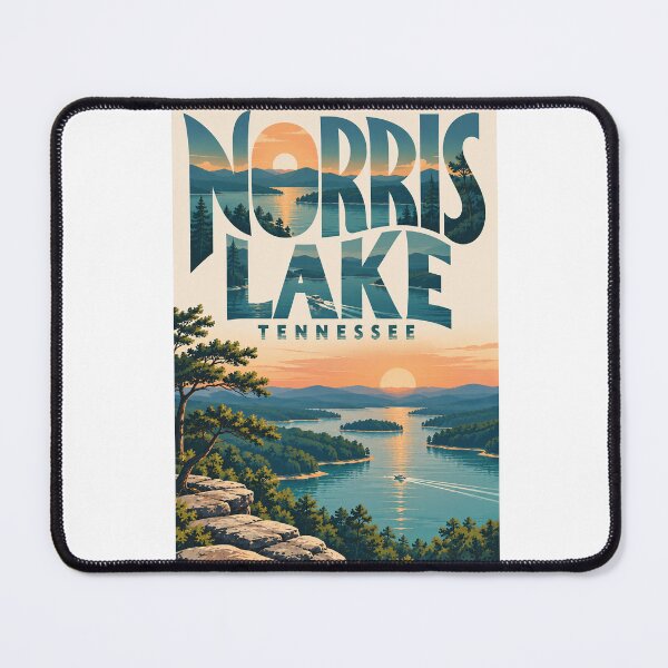 Item preview, Norris Lake Tennessee Smoky Mountain Waterway at Sunset designed and sold by Aryabek.