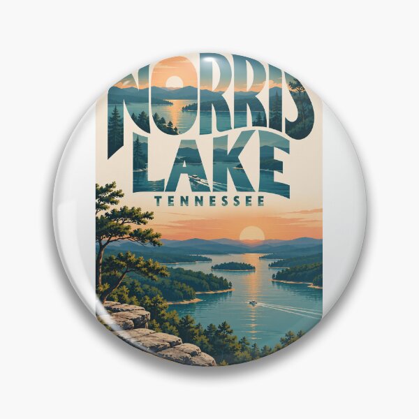 Item preview, Norris Lake Tennessee Smoky Mountain Waterway at Sunset designed and sold by Aryabek.