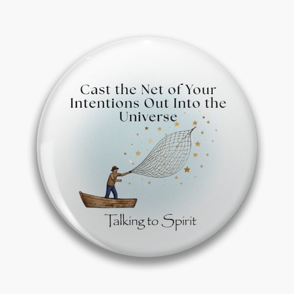 Item preview, Cast Your Net of Intentions Out Into the Universe designed and sold by TalkingToSpirit.