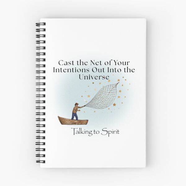 Item preview, Cast Your Net of Intentions Out Into the Universe designed and sold by TalkingToSpirit.