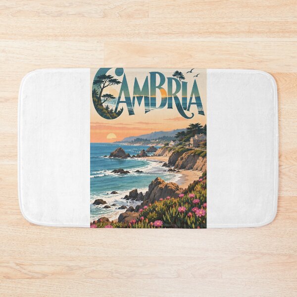 Item preview, Cambria California Central Coast Cliffs and Pacific Sunset designed and sold by Aryabek.