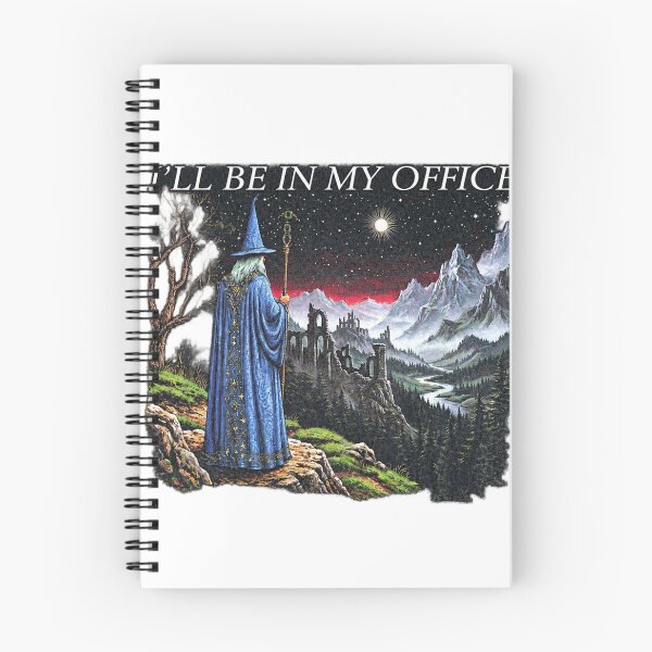 Item preview, I'll Be in My Office Vintage Fantasy Wizard designed and sold by Ansitalo.