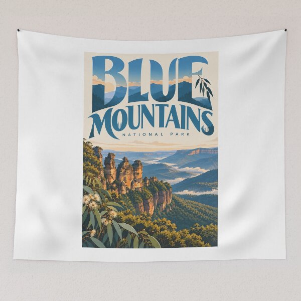 Item preview, Blue Mountains National Park Australia Three Sisters Panorama designed and sold by Aryabek.