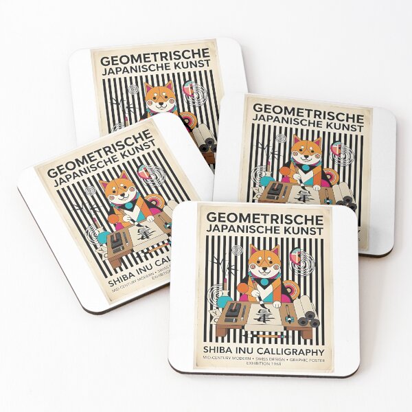 Item preview, Shiba Inu Calligraphy Artist designed and sold by PictoVibe.