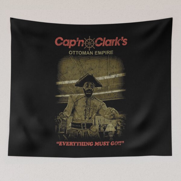 Item preview, Pirate Captain Clark Still Life Entity Backrooms Distressed designed and sold by Power Up Prints.