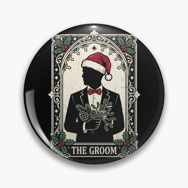 Item preview, Groom Santa Hat Christmas The Groom Vintage Tarot Art designed and sold by MTRBSK11.