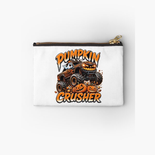 Item preview, pumpkin crusher monster truck halloween designed and sold by hugoinkcoast.