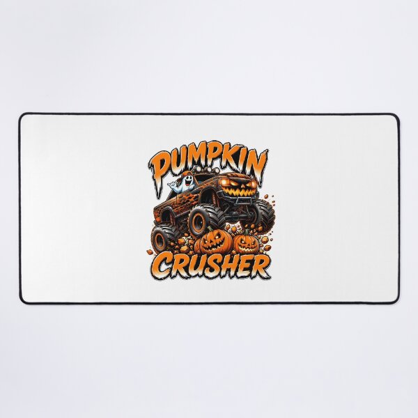 Item preview, pumpkin crusher monster truck halloween designed and sold by hugoinkcoast.