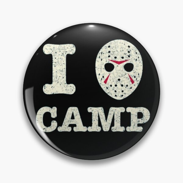 Item preview,  I Love Camp Retro Hockey Mask Horror designed and sold by AdelleEmm53.
