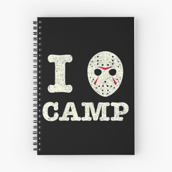 Item preview,  I Love Camp Retro Hockey Mask Horror designed and sold by AdelleEmm53.