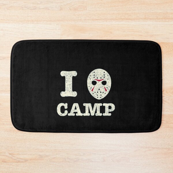 Item preview,  I Love Camp Retro Hockey Mask Horror designed and sold by AdelleEmm53.