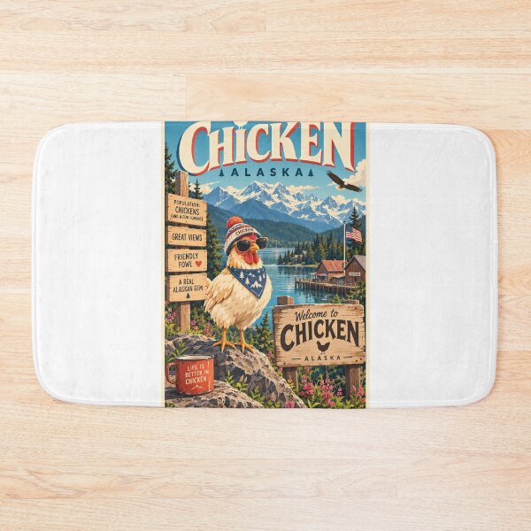 Item preview, Chicken Alaska Mountain Wilderness and Frontier Town designed and sold by Aryabek.